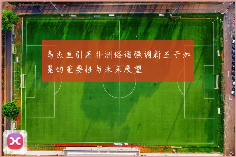 乌杰里引用非洲俗语强调新王子加冕的重要性与未来展望
